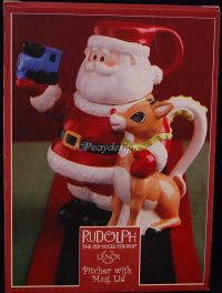 Lenox RUDOLPH the Red Nosed REINDEER Island Misfits Pitcher + Mug